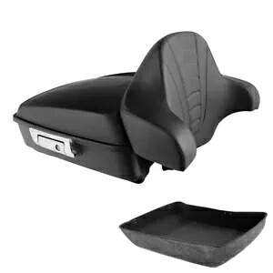 マットチョップドパックトランクバックレスト ハーレーツアーパックロードグライド2014-2024に適合 Matte Chopped Pack Trunk Backrest Fit For Harley Tour Pak Road Glide 2014-2024 【並行輸入品】