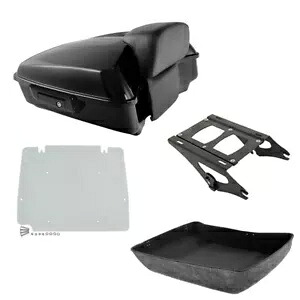 チョップドトランクバックレストマウントラック ハーレーツアーパックパックツーリング 2014-2024 に適合 Chopped Trunk Backrest Mount Rack Fit For Harley Tour-Pak Pack Touring 2014-2024 【並行輸入品】