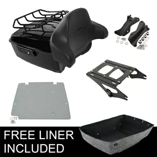 キングパック トランクパッド トップラックマウントプレート ドッキングフィット ハーレーツーリング 2014-24 King Pack Trunk Pad Top Rack Mount Plate Docking Fit For Harley Touring 2014-24 【並行輸入品】 76,835円
