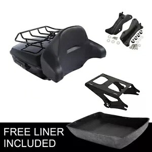 みじん切りトランクパッドラックマウントドッキングハーレーツアーパックロードグライド14-2024に適合 Chopped Trunk Pad Rack Mount Docking Fits For Harley Tour Pak Road Glide 14-2024 【並行輸入品】