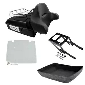 みじん切りトランクバックレストラックマウントプレートハーレーヘリテージクラシック 2018-24 に適合 Chopped Trunk Backrest Rack Mount Plate Fit For Harley Heritage Classic 2018-24 【並行輸入品】
