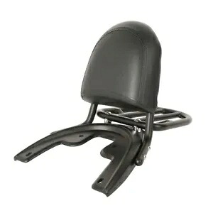 ブラック バックレスト シーシーバー ラックベースプレート付き ハーレー V ロッド VRSCA 2002-2006 に適合 Black Backrest Sissy Bar w/ Rack Baseplate Fit For Harley V-Rod VRSCA 2002-2006 【並行輸入品】