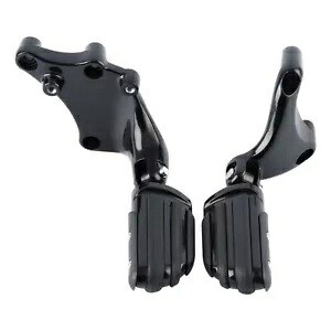ブラックパッセンジャーフットペグフットレストマウントハーレースポーツスター883 1200 14-22に適合 Black Passenger Foot Peg Footrest Mount Fit For Harley Sportster 883 1200 14-22 【並行輸入品】