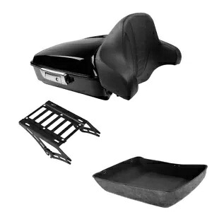 チョップドトランクバックレストマウントラック ハーレーツアーパックロードグライド 2014-24 米国に適合 Chopped Trunk Backrest Mount Rack Fit For Harley Tour-Pak Road Glide 2014-24 US 【並行輸入品】