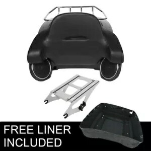 キングトランク バックレスト スピーカー マウント ハーレー ツアー パック CVO リミテッド 2014-2024 に適合 King Trunk Backrest Speakers Mount Fit For Harley Tour Pak CVO Limited 2014-2024 【並行輸入品】