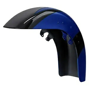 フロントフェンダー ハーレーロードストリートグライド FLHX 14-24 キャンディコバルト/インディゴインクに適合 Front Fender Fit For Harley Road Street Glide FLHX 14-24 Candy Cobalt/Indigo Ink 【並行輸入品】