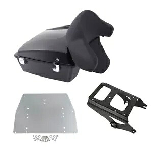 チョップドトランクバックレスト & マウントラックプレート ハーレーエレクトラグライド 2009-2013 に適合 Chopped Trunk Backrest & Mount Rack Plate Fit For Harley Electra Glide 2009-2013 【並行輸入品】 69,575円