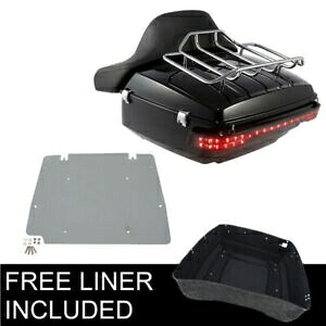 キングトランクバックレストラックレールテールライトハーレーツアーパックツーリング 2014-24 に適合 King Trunk Backrest Rack Rail Tail Light Fit For Harley Tour Pak Touring 2014-24 【並行輸入品】 74,415円