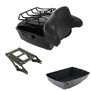 キングパック トランクバックレスト取り付けラック ハーレーツアーパックツーリング 2014-2024 に適合 King Pack Trunk Backrest Mounting Rack Fit For Harley Tour Pak Touring 2014-2024 【並行輸入品】