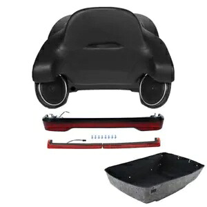 キングパック トランクパッドスピーカーライトマーカー ハーレーツアーパックツーリング 2014-24 に適合 King Pack Trunk Pad Speaker Light Marker Fit For Harley Tour Pak Touring 2014-24 【並行輸入品】