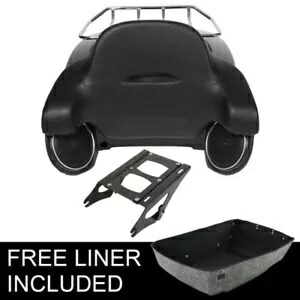 マットキング トランク バックレスト レール スピーカー マウント ラック ハーレー ツーリング 14-24 用 Matte King Trunk Backrest Rail Speakers Mount Rack Fit For Harley Touring 14-24 【並行輸入品】