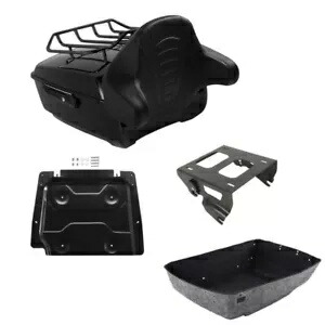 キング トランクパッド ソロ マウント ラック プレート ハーレー ツアー パック ロード キング 2014-2024 に適合 King Trunk Pad Solo Mount Rack Plate Fit For Harley Tour Pak Road King 2014-2024 【並行輸入品】