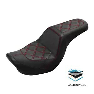 運転席助手席ジェルシートハーレーローライダーワイドグライドファットボブ 2006-2017 に適合 Driver Passenger Gel Seat Fit For Harley Low Rider Wide Glide Fat Bob 2006-2017 【並行輸入品】 56,870円