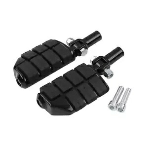 ブラック パッセンジャー フットペグ クレビス マウント ハーレー ヘリテージ ソフテイル 2000-2006 に適合 Black Passenger Footpeg Clevis Mount Fit For Harley Heritage Softail 2000-2006 【並行輸入品】