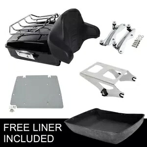 みじん切りトランクパッドマウントドッキングプレートハーレーツアーパックロードグライド2014-24に適合 Chopped Trunk Pad Mount Docking Plate Fit For Harley Tour Pak Road Glide 2014-24 【並行輸入品】