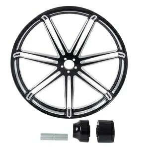 23インチ x 3.5インチ フロントホイールリム シングルディスクハブ ハーレーツーリング ABS 2008-2024に適合 23\