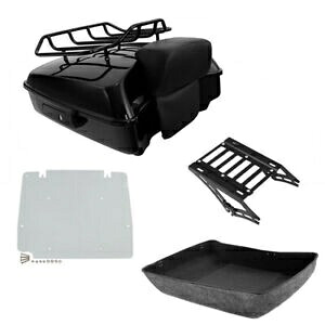 みじん切りトランクバックレストマウントラックプレートはハーレーロードストリートグライド14-24に適合 Chopped Trunk Backrest Mount Rack Plate Fits For Harley Road Street Glide 14-24 【並行輸入品】