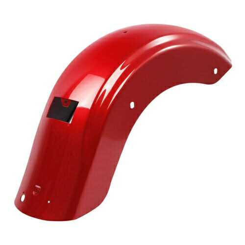 リアフェンダー ハーレーツーリングロードグライド 09-24 ウィキッドレッド/バラクーダシルバーに適合 Rear Fender Fit For Harley Touring Road Glide 09-24 Wicked Red/Barracuda Silver 【並行輸入品】