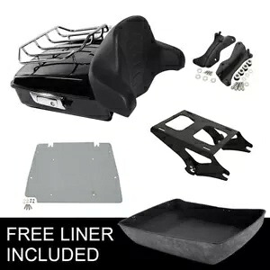 みじん切りトランクラックマウントドッキングプレートハーレーツアーパックロードグライド14-24に適合 Chopped Trunk Rack Mount Docking Plate Fit For Harley Tour Pak Road Glide 14-24 【並行輸入品】