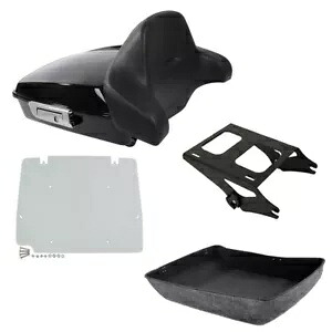 みじん切りトランク取り付けラックベースプレートハーレーツアーパックツーリング2014-2024に適合 Chopped Trunk Mounting Rack Base Plate Fit For Harley Tour Pak Touring 2014-2024 【並行輸入品】