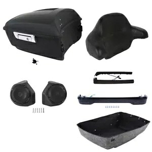 マットキング トランク バックレスト スピーカー テール LED ライト ハーレー ツーリング 14-2024 に適合 Matte King Trunk Backrest Speaker Tail LED Light Fit For Harley Touring 14-2024 【並行輸入品】
