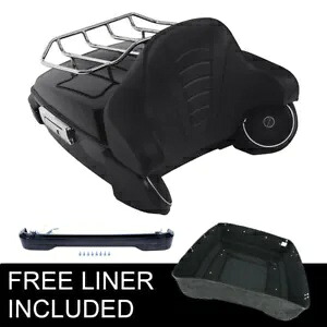 キングトランクバックレストスピーカー LED テールライトハーレーツーリングツアーパック 14-24 に適合 King Trunk Backrest Speaker LED Tail Light Fit For Harley Touring Tour Pak 14-24 【並行輸入品】