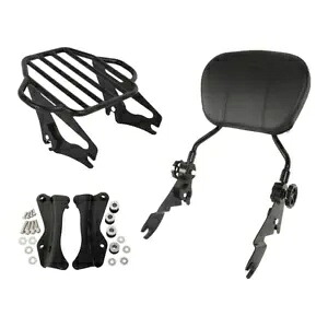 シーシーバー バックレスト 荷物ラック 4 点ドッキング ハーレー ロードグライド 14-24 用 Sissy Bar Backrest Luggage Rack 4 Point Docking Fit For Harley Road Glide 14-24 【並行輸入品】 50,160円
