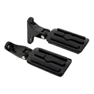 ブラック後部乗客フットペグペグマウントハーレーストリートグライド 1993-2024 23 に適合 Black Rear Passenger Footpeg Pegs Mount Fit For Harley Street Glide 1993-2024 23 【並行輸入品】