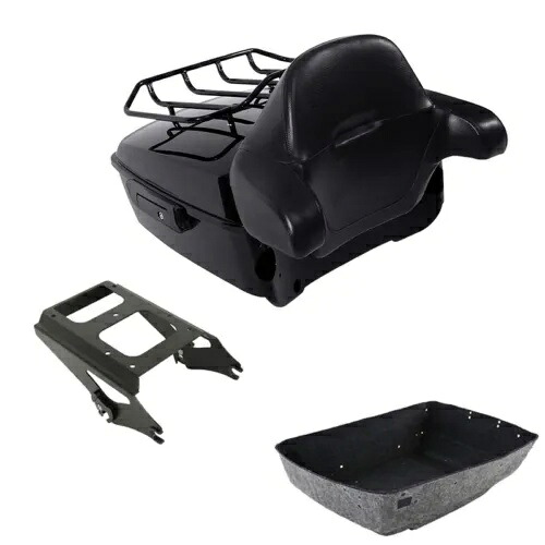 キングパック トランク バックレスト マウント ハーレーダビッドソン ツアーパック ツーリング 2009-13 に適合 King Pack Trunk Backrest Mount Fit For Harley Davidson Tour Pak Touring 2009-13 【並行輸入品】 68,970円