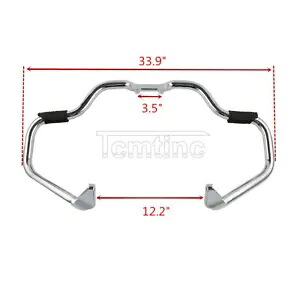 口ひげエンジンガードクラッシュバー インディアンチーフチーフテン 2014-2023 ロードマスター用 Mustache Engine Guard Crash Bar For Indian Chief Chieftain 2014-2023 Roadmaster 【並行輸入品】