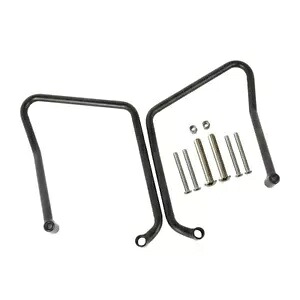 サドルバッグサポートブラケット ハーレースポーツスター XL883 XL1200 2004-2016 ブラックに適合 Saddlebag Support Bracket Fit For Harley Sportster XL883 XL1200 2004-2016 Black 【並行輸入品】