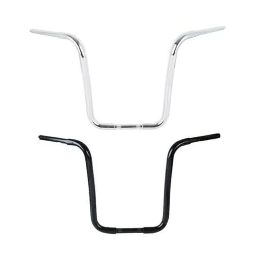 12 インチ/14 インチ/16 インチ/18 インチエイプハンガー 1 1/4 インチハンドルバーフィットハーレースポーツスターソフテイル 12''/14''/16\