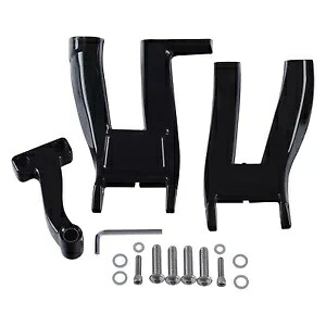 ドライバー ライダー フットボード マウント ブラケット キット ハーレー ソフテイル スリム 2018-2023 に適合 Driver Rider Footboard Mount Bracket Kit Fit For Harley Softail Slim 2018-2023 【並行輸入品】