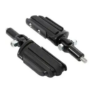 ブラック後部乗客フットペグサポートマウントハーレーソフテイル 2000-2006 01 に適合 Black Rear Passenger Footpegs Support Mount Fit For Harley Softail 2000-2006 01 【並行輸入品】