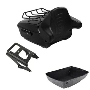 キングパック トランクバックレストパッドマウントラック ハーレーツアーパックツーリング2009-13用 King Pack Trunk Backrest Pad Mount Rack Fit For Harley Tour Pak Touring 2009-13 【並行輸入品】