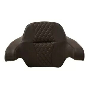 キングチョップドパック トランク背もたれパッド ハーレーストリートグライド 2014-2024 ブラウンに適合 King Chopped Pack Trunk Backrest Pad Fit For Harley Street Glide 2014-2024 Brown 【並行輸入品】