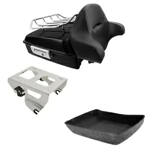 チョップドトランクソロマウントラック ハーレーツアーパックパックツーリングロードキング 14-2024用 Chopped Trunk Solo Mount Rack For Harley Tour Pak Pack Touring Road King 14-2024 【並行輸入品】