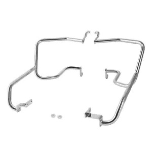 クロームサドルバッグクラッシュバーリア高速道路保護BMW R18 B 2022 2023に適合 Chrome Saddlebags Crash Bars Rear Highway Protection Fit For BMW R18 B 2022 2023 【並行輸入品】