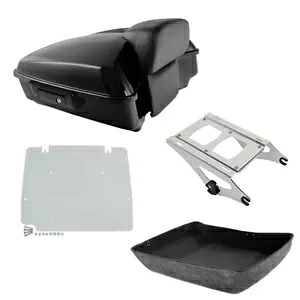 チョップドパック トランク バックレスト マウント ラック ハーレー ツアーパック ロード グライド 14-24 に適合 Chopped Pack Trunk Backrest Mount Rack Fit For Harley Tour-Pak Road Glide 14-24 【並行輸入品】