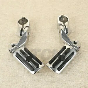1-1/4インチオートバイショートハイウェイエンジンガードフットペグハーレーツーリング用 1-1/4\
