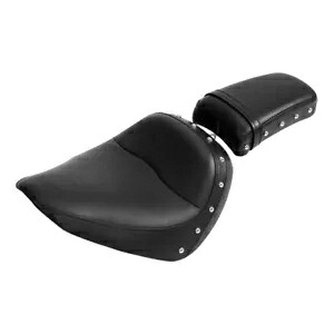 ブラックライダー&パッセンジャーシート ハーレーソフテイルスタンダードストリートボブ2018-24に適合 Black Rider & Passenger Seats Fit For Harley Softail Standard Street Bob 2018-24 【並行輸入品】