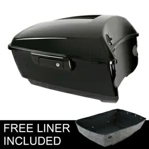 キングパック トランク ブラック ラッチ付き ハーレー ツアーパック ツーリング ロード グライド 14-24 に適合 King Pack Trunk W/ Black Latch Fit For Harley Tour Pak Touring Road Glide 14-24 【並行輸入品】