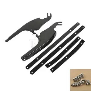 フロントガラスフロントガラスマウントブラケットハーレーソフテイル FLST FLSTC 2000-2017 に適合 Windscreen Windshield Mount Bracket Fit For Harley Softail FLST FLSTC 2000-2017 【並行輸入品】