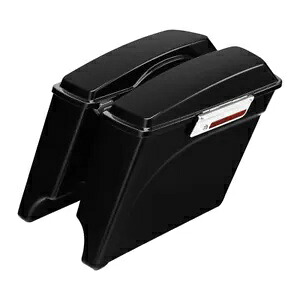 5インチ ストレッチ拡張サドルバッグ サドルバッグ ハーレーツーリング FLT FLHT ソフテイル用 5\