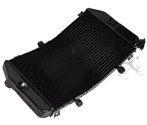 ブラックアルミラジエータークーラーエンジン冷却スズキ GSXR 750 2000-2003 Black Aluminum Radiator Cooler Engine Cooling Fit For Suzuki GSXR 750 2000-2003 【並行輸入品】