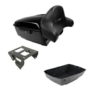キングパック トランク バックレスト ソロ マウント ハーレー ツアー パック ストリート グライド 2014-24 に適合 King Pack Trunk Backrest Solo Mount Fit For Harley Tour Pak Street Glide 2014-24 【並行輸入品】
