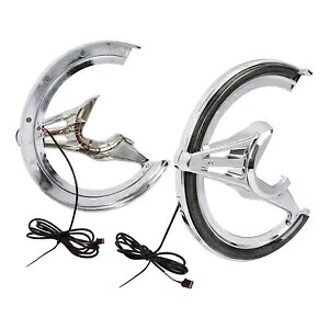 ブレーキローターカバー LED アンバーライトスモークレンズ ホンダ ゴールドウィング 1800 18-23用 Brake Rotor Covers LED Amber Light Smoke Lens Fit For Honda Goldwing 1800 18-23 【並行輸入品】 42,240円