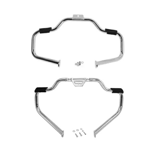 クローム口ひげ高速道路エンジンガードバーハーレーソフテイル 00-2017 2018-24 に適合 Chrome Mustache Highway Engine Guard Bar Fit For Harley Softail 00-2017 2018-24 【並行輸入品】
