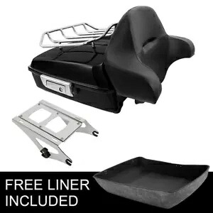 チョップド トランク バックレスト ツーアップ マウント ハーレー ツーリング ツアー パック パック 14-2024 に適合 Chopped Trunk Backrest Two Up Mount Fit For Harley Touring Tour Pak Pack 14-2024 【並行輸入品】