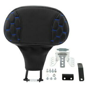 ドライバーバックレストパッドフィットハーレーツーリング CVO エレクトラストリートロードグライドブラック Driver Backrest Pad Fit For Harley Touring CVO Electra Street Road Glide Black 【並行輸入品】